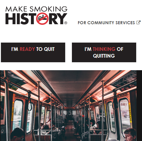 Make Smoking History Website